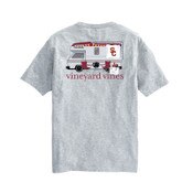 USC Trojans Men's Vineyard Vines Gray SC Interlock RV T-Shirt